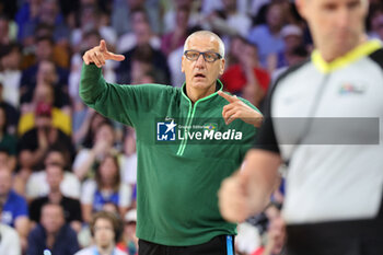 2024-07-27 - Coach Aleksandar Petrovic of Brazil, Basketball, Men's Group Phase - Group B between France and Brazil during the Olympic Games Paris 2024 on 27 July 2024 in Villeneuve-d'Ascq near Lille, France - OLYMPIC GAMES PARIS 2024 - 27/07 - OLYMPIC GAMES PARIS 2024 - OLYMPIC GAMES