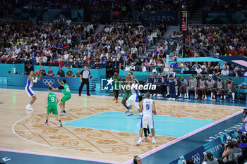 2024-07-27 - Victor Wembanyama of France, Basketball, Men's Group Phase - Group B between France and Brazil during the Olympic Games Paris 2024 on 27 July 2024 in Villeneuve-d'Ascq near Lille, France - OLYMPIC GAMES PARIS 2024 - 27/07 - OLYMPIC GAMES PARIS 2024 - OLYMPIC GAMES