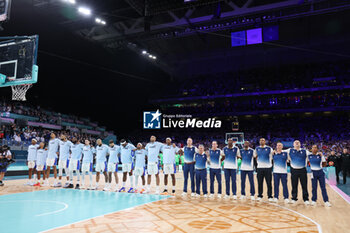 2024-07-27 - Team France, Basketball, Men's Group Phase - Group B between France and Brazil during the Olympic Games Paris 2024 on 27 July 2024 in Villeneuve-d'Ascq near Lille, France - OLYMPIC GAMES PARIS 2024 - 27/07 - OLYMPIC GAMES PARIS 2024 - OLYMPIC GAMES