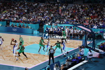 2024-07-27 - General view, Basketball, Men's Group Phase - Group B between France and Brazil during the Olympic Games Paris 2024 on 27 July 2024 in Villeneuve-d'Ascq near Lille, France - OLYMPIC GAMES PARIS 2024 - 27/07 - OLYMPIC GAMES PARIS 2024 - OLYMPIC GAMES