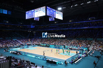 2024-07-27 - General view, Basketball, Men's Group Phase - Group B between France and Brazil during the Olympic Games Paris 2024 on 27 July 2024 in Villeneuve-d'Ascq near Lille, France - OLYMPIC GAMES PARIS 2024 - 27/07 - OLYMPIC GAMES PARIS 2024 - OLYMPIC GAMES