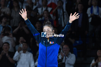 2024-07-27 - Baasankhuu Bavuudorj ( MGL ) Silver, Judo, Women -48 kg during the Olympic Games Paris 2024 on 27 July 2024 at Arena Champ de Mars in Paris, France - OLYMPIC GAMES PARIS 2024 - 27/07 - OLYMPIC GAMES PARIS 2024 - OLYMPIC GAMES