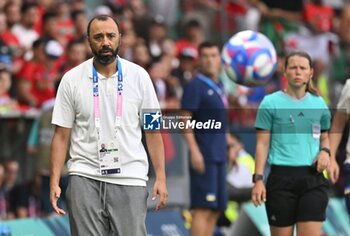 2024-07-27 - Coach Tarik Sektioui of Morocco, Football, Men's Group B between Ukraine and Morocco during the Olympic Games Paris 2024 on 27 July 2024 at Geoffroy-Guichard Stadium in Saint-Etienne, France - OLYMPIC GAMES PARIS 2024 - 27/07 - OLYMPIC GAMES PARIS 2024 - OLYMPIC GAMES