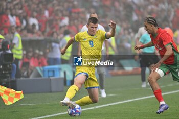 2024-07-27 - Igor Krasnopir (Ukraine), Football, Men's Group B between Ukraine and Morocco during the Olympic Games Paris 2024 on 27 July 2024 at Geoffroy-Guichard Stadium in Saint-Etienne, France - OLYMPIC GAMES PARIS 2024 - 27/07 - OLYMPIC GAMES PARIS 2024 - OLYMPIC GAMES