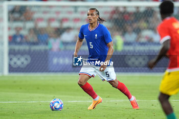 2024-07-27 - Kiliann Sildillia (France), Football, Men's Group A between France and Guinea during the Olympic Games Paris 2024 on 27 July 2024 at Allianz Riviera in Nice, France - OLYMPIC GAMES PARIS 2024 - 27/07 - OLYMPIC GAMES PARIS 2024 - OLYMPIC GAMES