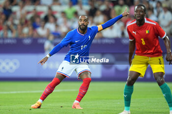 2024-07-27 - Alexandre Lacazette (France), Football, Men's Group A between France and Guinea during the Olympic Games Paris 2024 on 27 July 2024 at Allianz Riviera in Nice, France - OLYMPIC GAMES PARIS 2024 - 27/07 - OLYMPIC GAMES PARIS 2024 - OLYMPIC GAMES