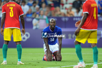 2024-07-27 - Jean-Philippe Mateta (France), Football, Men's Group A between France and Guinea during the Olympic Games Paris 2024 on 27 July 2024 at Allianz Riviera in Nice, France - OLYMPIC GAMES PARIS 2024 - 27/07 - OLYMPIC GAMES PARIS 2024 - OLYMPIC GAMES