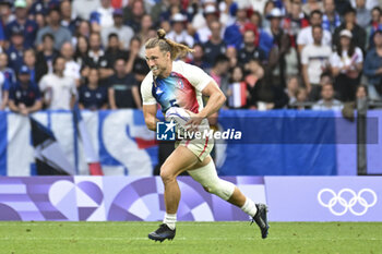 2024-07-27 - Stephen Parez Edo Martin (France), Rugby Sevens, Men's final between France and Fiji during the Olympic Games Paris 2024 on 27 July 2024 at Stade de France in Saint-Denis, France - OLYMPIC GAMES PARIS 2024 - 27/07 - OLYMPIC GAMES PARIS 2024 - OLYMPIC GAMES