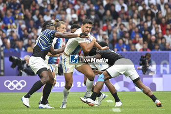 2024-07-27 - Antoine Zeghdar (France), Rugby Sevens, Men's final between France and Fiji during the Olympic Games Paris 2024 on 27 July 2024 at Stade de France in Saint-Denis, France - OLYMPIC GAMES PARIS 2024 - 27/07 - OLYMPIC GAMES PARIS 2024 - OLYMPIC GAMES