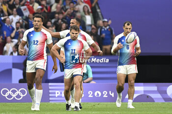 2024-07-27 - Antoine Dupont (France), Rugby Sevens, Men's final between France and Fiji during the Olympic Games Paris 2024 on 27 July 2024 at Stade de France in Saint-Denis, France - OLYMPIC GAMES PARIS 2024 - 27/07 - OLYMPIC GAMES PARIS 2024 - OLYMPIC GAMES