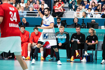 2024-07-27 - Nicolas Karabatic (France), Handball, Men's Preliminary Round Group B between Denmark and France during the Olympic Games Paris 2024 on 27 July 2024 at South Paris Arena 6 in Paris, France - OLYMPIC GAMES PARIS 2024 - 27/07 - OLYMPIC GAMES PARIS 2024 - OLYMPIC GAMES