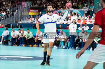 2024-07-27 - Nedim Remili (France), Handball, Men's Preliminary Round Group B between Denmark and France during the Olympic Games Paris 2024 on 27 July 2024 at South Paris Arena 6 in Paris, France - OLYMPIC GAMES PARIS 2024 - 27/07 - OLYMPIC GAMES PARIS 2024 - OLYMPIC GAMES