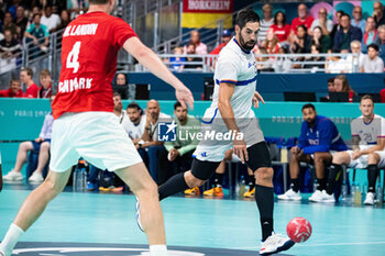 2024-07-27 - Nicolas Karabatic (France), Handball, Men's Preliminary Round Group B between Denmark and France during the Olympic Games Paris 2024 on 27 July 2024 at South Paris Arena 6 in Paris, France - OLYMPIC GAMES PARIS 2024 - 27/07 - OLYMPIC GAMES PARIS 2024 - OLYMPIC GAMES