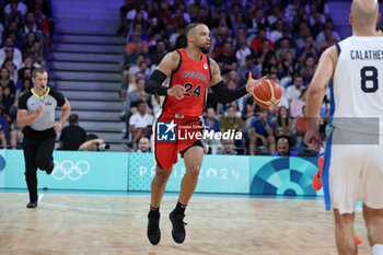 2024-07-27 - Dillon Brooks of Canada, Basketball, Men's Group Phase - Group A between Greece and Canada during the Olympic Games Paris 2024 on 27 July 2024 in Villeneuve-d'Ascq near Lille, France - OLYMPIC GAMES PARIS 2024 - 27/07 - OLYMPIC GAMES PARIS 2024 - OLYMPIC GAMES