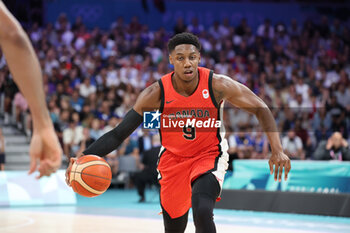 2024-07-27 - R. J. Barrett of Canada, Basketball, Men's Group Phase - Group A between Greece and Canada during the Olympic Games Paris 2024 on 27 July 2024 in Villeneuve-d'Ascq near Lille, France - OLYMPIC GAMES PARIS 2024 - 27/07 - OLYMPIC GAMES PARIS 2024 - OLYMPIC GAMES