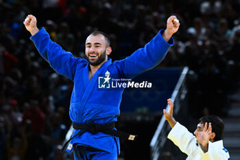 2024-07-27 - Salih Yildiz ( TUR ) against Luka Mkheidze ( FRA ), Judo, Men -60 kg during the Olympic Games Paris 2024 on 27 July 2024 at Arena Champ de Mars in Paris, France - OLYMPIC GAMES PARIS 2024 - 27/07 - OLYMPIC GAMES PARIS 2024 - OLYMPIC GAMES