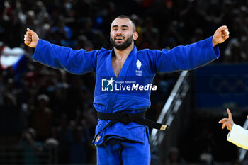 2024-07-27 - Salih Yildiz ( TUR ) against Luka Mkheidze ( FRA ), Judo, Men -60 kg during the Olympic Games Paris 2024 on 27 July 2024 at Arena Champ de Mars in Paris, France - OLYMPIC GAMES PARIS 2024 - 27/07 - OLYMPIC GAMES PARIS 2024 - OLYMPIC GAMES