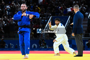 2024-07-27 - Salih Yildiz ( TUR ) against Luka Mkheidze ( FRA ), Judo, Men -60 kg during the Olympic Games Paris 2024 on 27 July 2024 at Arena Champ de Mars in Paris, France - OLYMPIC GAMES PARIS 2024 - 27/07 - OLYMPIC GAMES PARIS 2024 - OLYMPIC GAMES