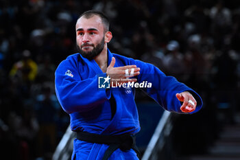 2024-07-27 - Salih Yildiz ( TUR ) against Luka Mkheidze ( FRA ), Judo, Men -60 kg during the Olympic Games Paris 2024 on 27 July 2024 at Arena Champ de Mars in Paris, France - OLYMPIC GAMES PARIS 2024 - 27/07 - OLYMPIC GAMES PARIS 2024 - OLYMPIC GAMES