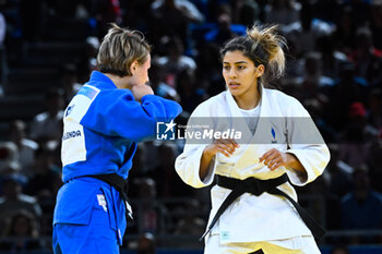 2024-07-27 - Shirine Boukli ( France ) against Abelenda Martinez ( ESP ), Judo, Women -48 kg Final during the Olympic Games Paris 2024 on 27 July 2024 at Arena Champ de Mars in Paris, France - OLYMPIC GAMES PARIS 2024 - 27/07 - OLYMPIC GAMES PARIS 2024 - OLYMPIC GAMES