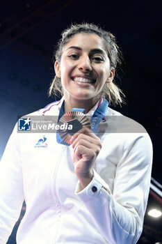 2024-07-27 - Shirine Boukli ( France ) Bronze, Judo, Women -48 kg during the Olympic Games Paris 2024 on 27 July 2024 at Arena Champ de Mars in Paris, France - OLYMPIC GAMES PARIS 2024 - 27/07 - OLYMPIC GAMES PARIS 2024 - OLYMPIC GAMES