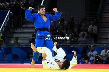 2024-07-27 - Francisco Garrigos ( ESP ) against Giorgi Sardalashvili (GEO ), Judo, Men -60 kg during the Olympic Games Paris 2024 on 27 July 2024 at Arena Champ de Mars in Paris, France - OLYMPIC GAMES PARIS 2024 - 27/07 - OLYMPIC GAMES PARIS 2024 - OLYMPIC GAMES