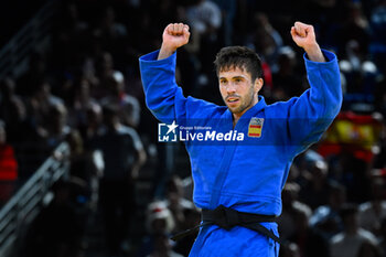 2024-07-27 - Francisco Garrigos ( ESP ) against Giorgi Sardalashvili (GEO ), Judo, Men -60 kg during the Olympic Games Paris 2024 on 27 July 2024 at Arena Champ de Mars in Paris, France - OLYMPIC GAMES PARIS 2024 - 27/07 - OLYMPIC GAMES PARIS 2024 - OLYMPIC GAMES