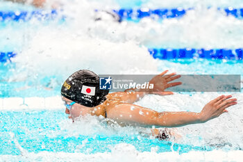 2024-07-27 - Mizuki Hirai of Japan competing in the Women's 100m Butterfly Semifinals during Day 1 of Swimming during the Olympic Games Paris 2024 on 27 July 2024 at Paris La Defense Arena in Paris, France - OLYMPIC GAMES PARIS 2024 - 27/07 - OLYMPIC GAMES PARIS 2024 - OLYMPIC GAMES