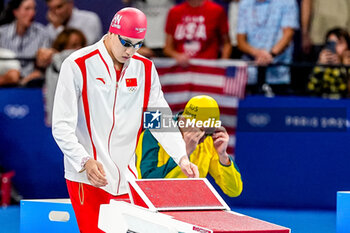 2024-07-27 - Fei Liwei of People's Republic of China competing in the Men's 400m Freestyle Final during Day 1 of Swimming during the Olympic Games Paris 2024 on 27 July 2024 at Paris La Defense Arena in Paris, France - OLYMPIC GAMES PARIS 2024 - 27/07 - OLYMPIC GAMES PARIS 2024 - OLYMPIC GAMES