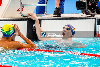 2024-07-27 - Maertens Lukas of Germany competing in the Men's 400m Freestyle Final during Day 1 of Swimming during the Olympic Games Paris 2024 on 27 July 2024 at Paris La Defense Arena in Paris, France - OLYMPIC GAMES PARIS 2024 - 27/07 - OLYMPIC GAMES PARIS 2024 - OLYMPIC GAMES