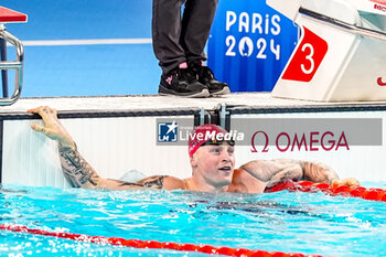 2024-07-27 - Peaty Adam of Great Britain competing in the Men's 100m Breaststroke Semifinals during Day 1 of Swimming during the Olympic Games Paris 2024 on 27 July 2024 at Paris La Defense Arena in Paris, France - OLYMPIC GAMES PARIS 2024 - 27/07 - OLYMPIC GAMES PARIS 2024 - OLYMPIC GAMES