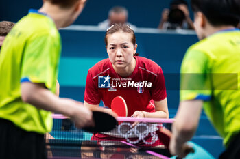 2024-07-27 - Jia Nan Yuan (FRA), Mixed doubles round of 16, Table Tennis, during the Olympic Games Paris 2024 on 27 July 2024 at South Paris Arena 4 in Paris, France - OLYMPIC GAMES PARIS 2024 - 27/07 - OLYMPIC GAMES PARIS 2024 - OLYMPIC GAMES