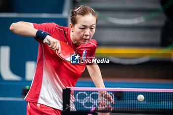 2024-07-27 - Jia Nan Yuan (FRA), Mixed doubles round of 16, Table Tennis, during the Olympic Games Paris 2024 on 27 July 2024 at South Paris Arena 4 in Paris, France - OLYMPIC GAMES PARIS 2024 - 27/07 - OLYMPIC GAMES PARIS 2024 - OLYMPIC GAMES