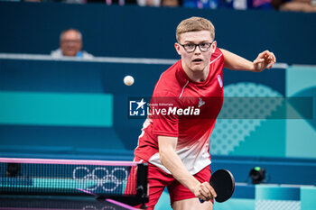 2024-07-27 - Alexis Lebrun (FRA), Mixed doubles round of 16, Table Tennis, during the Olympic Games Paris 2024 on 27 July 2024 at South Paris Arena 4 in Paris, France - OLYMPIC GAMES PARIS 2024 - 27/07 - OLYMPIC GAMES PARIS 2024 - OLYMPIC GAMES