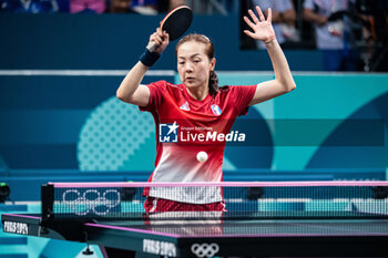 2024-07-27 - Jia Nan Yuan (FRA), Mixed doubles round of 16, Table Tennis, during the Olympic Games Paris 2024 on 27 July 2024 at South Paris Arena 4 in Paris, France - OLYMPIC GAMES PARIS 2024 - 27/07 - OLYMPIC GAMES PARIS 2024 - OLYMPIC GAMES