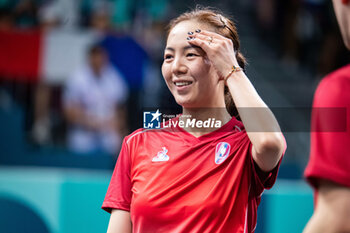 2024-07-27 - Jia Nan Yuan (FRA), Mixed doubles round of 16, Table Tennis, during the Olympic Games Paris 2024 on 27 July 2024 at South Paris Arena 4 in Paris, France - OLYMPIC GAMES PARIS 2024 - 27/07 - OLYMPIC GAMES PARIS 2024 - OLYMPIC GAMES