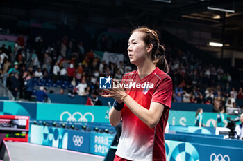 2024-07-27 - Jia Nan Yuan (FRA), Mixed doubles round of 16, Table Tennis, during the Olympic Games Paris 2024 on 27 July 2024 at South Paris Arena 4 in Paris, France - OLYMPIC GAMES PARIS 2024 - 27/07 - OLYMPIC GAMES PARIS 2024 - OLYMPIC GAMES