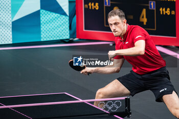 2024-07-27 - Ovidiu Ionescu (ROU), Mixed doubles round of 16, Table Tennis, during the Olympic Games Paris 2024 on 27 July 2024 at South Paris Arena 4 in Paris, France - OLYMPIC GAMES PARIS 2024 - 27/07 - OLYMPIC GAMES PARIS 2024 - OLYMPIC GAMES