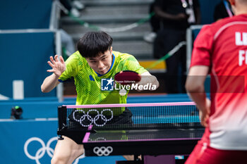 2024-07-27 - Yun-Ju Lin (TPE), Mixed doubles round of 16, Table Tennis, during the Olympic Games Paris 2024 on 27 July 2024 at South Paris Arena 4 in Paris, France - OLYMPIC GAMES PARIS 2024 - 27/07 - OLYMPIC GAMES PARIS 2024 - OLYMPIC GAMES