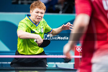 2024-07-27 - Szu-Yu Chen (TPE), Mixed doubles round of 16, Table Tennis, during the Olympic Games Paris 2024 on 27 July 2024 at South Paris Arena 4 in Paris, France - OLYMPIC GAMES PARIS 2024 - 27/07 - OLYMPIC GAMES PARIS 2024 - OLYMPIC GAMES