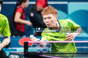 2024-07-27 - Szu-Yu Chen (TPE), Mixed doubles round of 16, Table Tennis, during the Olympic Games Paris 2024 on 27 July 2024 at South Paris Arena 4 in Paris, France - OLYMPIC GAMES PARIS 2024 - 27/07 - OLYMPIC GAMES PARIS 2024 - OLYMPIC GAMES