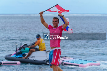 2024-08-05 - Kauli Vaast of France Gold medal, Surfing, Men's Gold Medal Match during the Olympic Games Paris 2024 on 6 August 2024 at Teahupo'o in Tahiti, French Polynesia - OLYMPIC GAMES PARIS 2024 - 06/08 - OLYMPIC GAMES PARIS 2024 - OLYMPIC GAMES