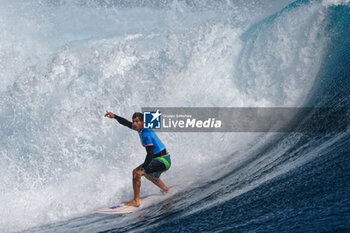 2024-08-05 - Jack Robinson of Australia Silver medal, Surfing, Men's Gold Medal Match during the Olympic Games Paris 2024 on 6 August 2024 at Teahupo'o in Tahiti, French Polynesia - OLYMPIC GAMES PARIS 2024 - 06/08 - OLYMPIC GAMES PARIS 2024 - OLYMPIC GAMES