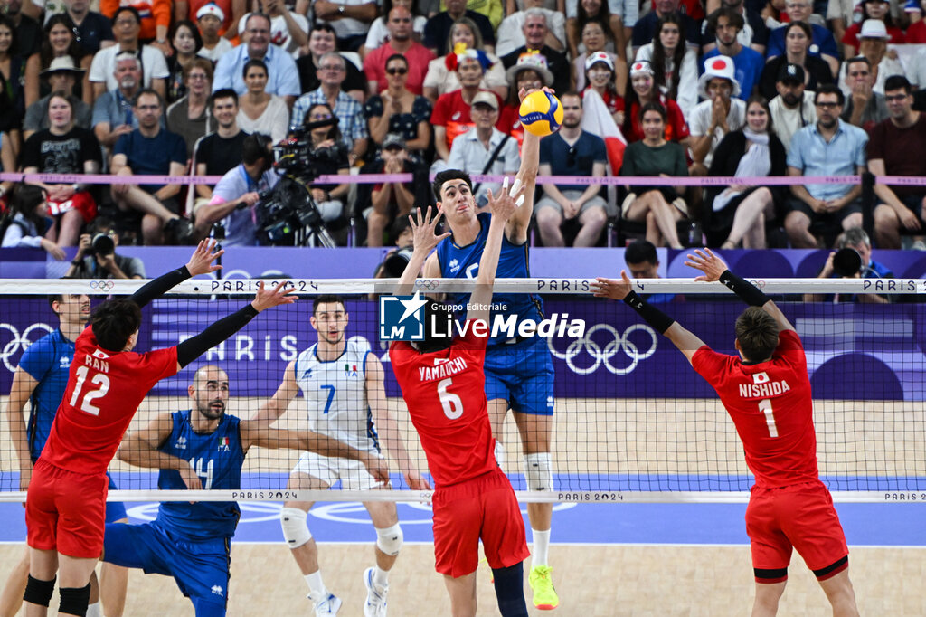 Volley Men - Italy vs Japan - OLYMPIC GAMES PARIS 2024 - OLYMPIC GAMES