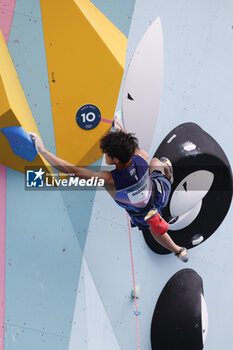 2024-08-09 - NARASAKI Tomoa of Japan Climbing Men's Boulder & Lead, Final Lead during the Olympic Games Paris 2024 on 9 August 2024 at Le Bourget Sport Climbing Venue - OLYMPIC GAMES PARIS 2024 - 09/08 - OLYMPIC GAMES PARIS 2024 - OLYMPIC GAMES