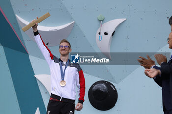 2024-08-09 - SCHUBERT Jakob of Austria Climbing Men's Boulder & Lead, Final Lead during the Olympic Games Paris 2024 on 9 August 2024 at Le Bourget Sport Climbing Venue - OLYMPIC GAMES PARIS 2024 - 09/08 - OLYMPIC GAMES PARIS 2024 - OLYMPIC GAMES