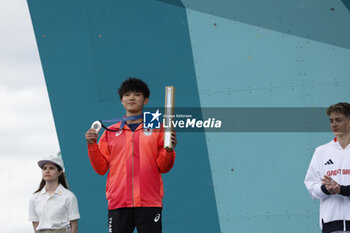 2024-08-09 - NARASAKI Tomoa of Japan Climbing Men's Boulder & Lead, Final Lead during the Olympic Games Paris 2024 on 9 August 2024 at Le Bourget Sport Climbing Venue - OLYMPIC GAMES PARIS 2024 - 09/08 - OLYMPIC GAMES PARIS 2024 - OLYMPIC GAMES