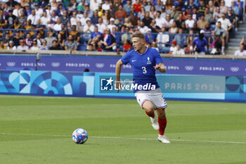 2024-08-09 - Adrien Truffert of France, Football, Men's Gold Medal Match between France and Spain during the Olympic Games Paris 2024 on 9 August 2024 at Parc des Princes in Paris, France - OLYMPIC GAMES PARIS 2024 - 09/08 - OLYMPIC GAMES PARIS 2024 - OLYMPIC GAMES