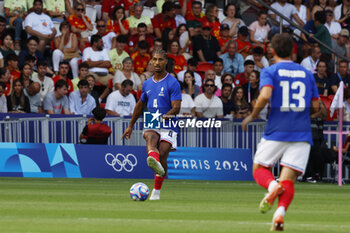 2024-08-09 - Loïc Badé of France, Football, Men's Gold Medal Match between France and Spain during the Olympic Games Paris 2024 on 9 August 2024 at Parc des Princes in Paris, France - OLYMPIC GAMES PARIS 2024 - 09/08 - OLYMPIC GAMES PARIS 2024 - OLYMPIC GAMES