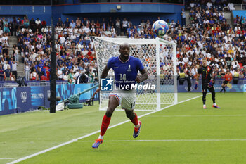 2024-08-09 - Jean-Philippe Mateta of France, Football, Men's Gold Medal Match between France and Spain during the Olympic Games Paris 2024 on 9 August 2024 at Parc des Princes in Paris, France - OLYMPIC GAMES PARIS 2024 - 09/08 - OLYMPIC GAMES PARIS 2024 - OLYMPIC GAMES